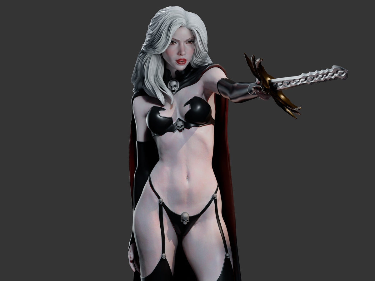 Death Princess _Original Characters resin figure by CA 3D Studios — studio preview 1