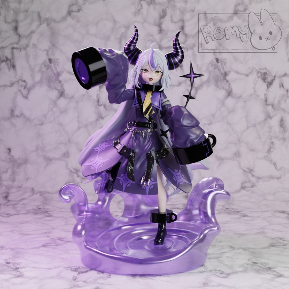 La+ Darknesss (Hololive) resin figure by RemyJF — studio render 1