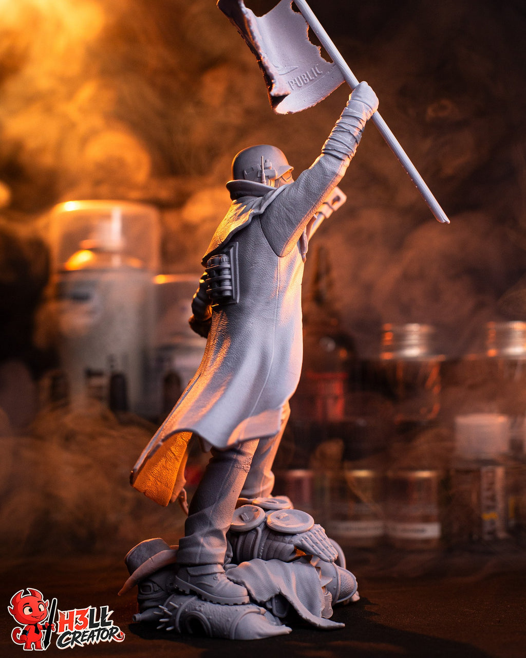 NCR Ranger (Fallout) resin figure by h3LLcreator — studio render 11