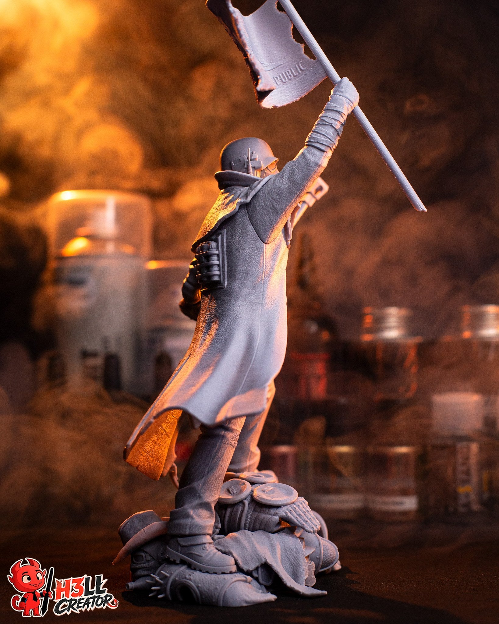 NCR Ranger (Fallout) resin figure by h3LLcreator — studio render 11