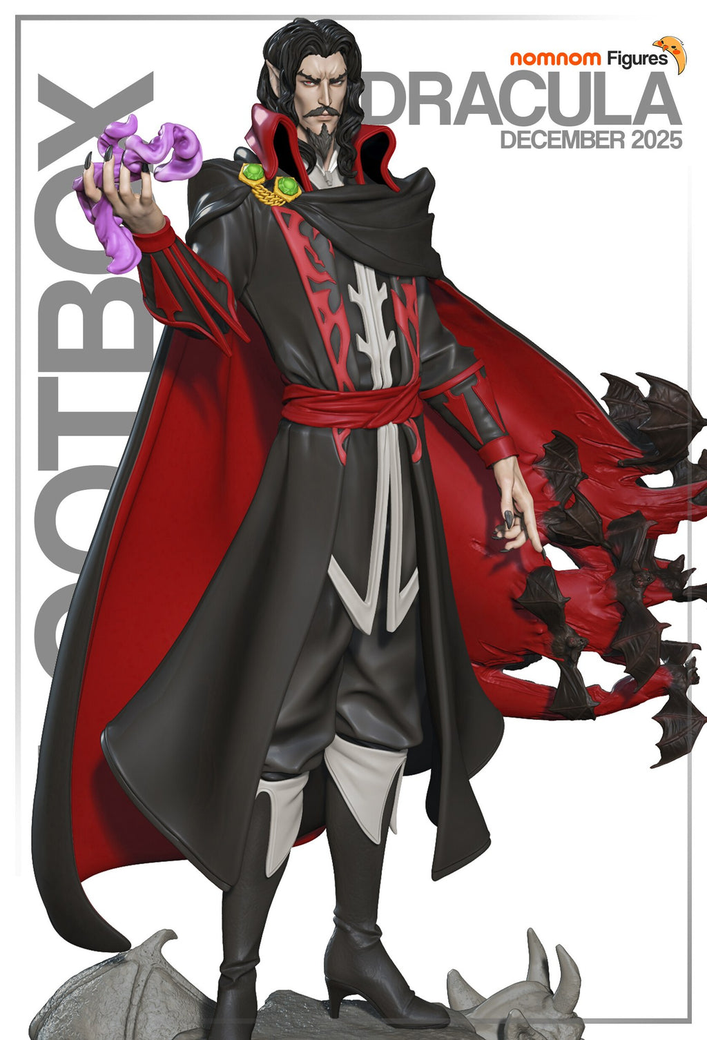 Dracula Castlevania resin figure by NomNom Figures — studio preview 1