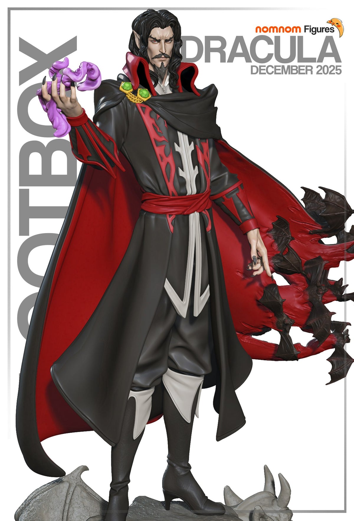 Dracula Castlevania resin figure by NomNom Figures — studio preview 1