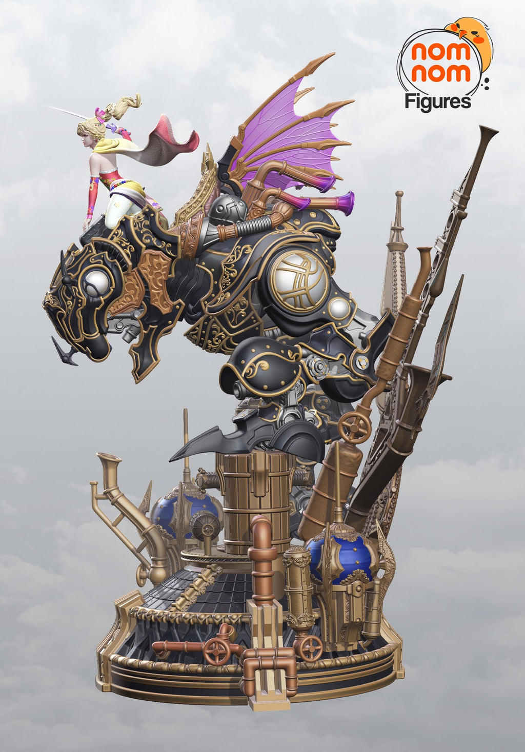 Terra with Magitek — studio render 8