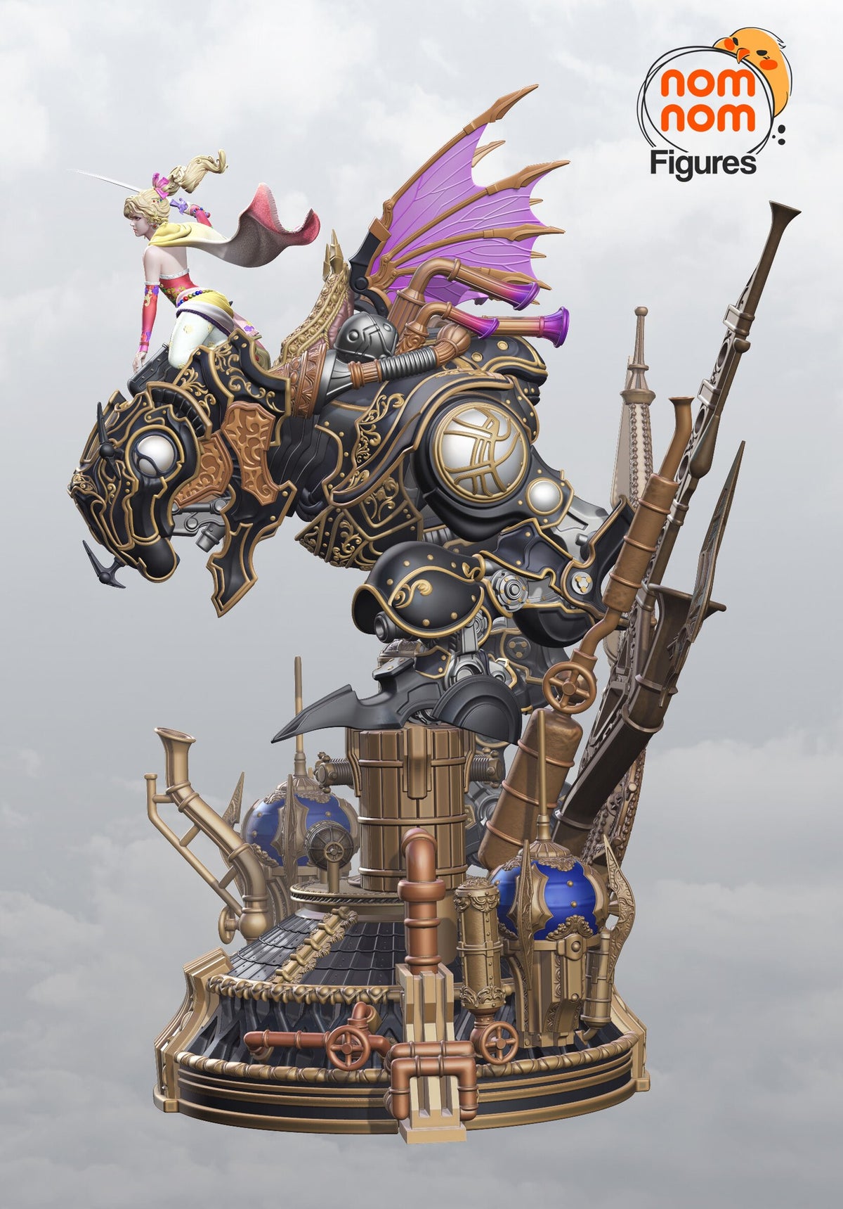 Terra with Magitek — studio render 8