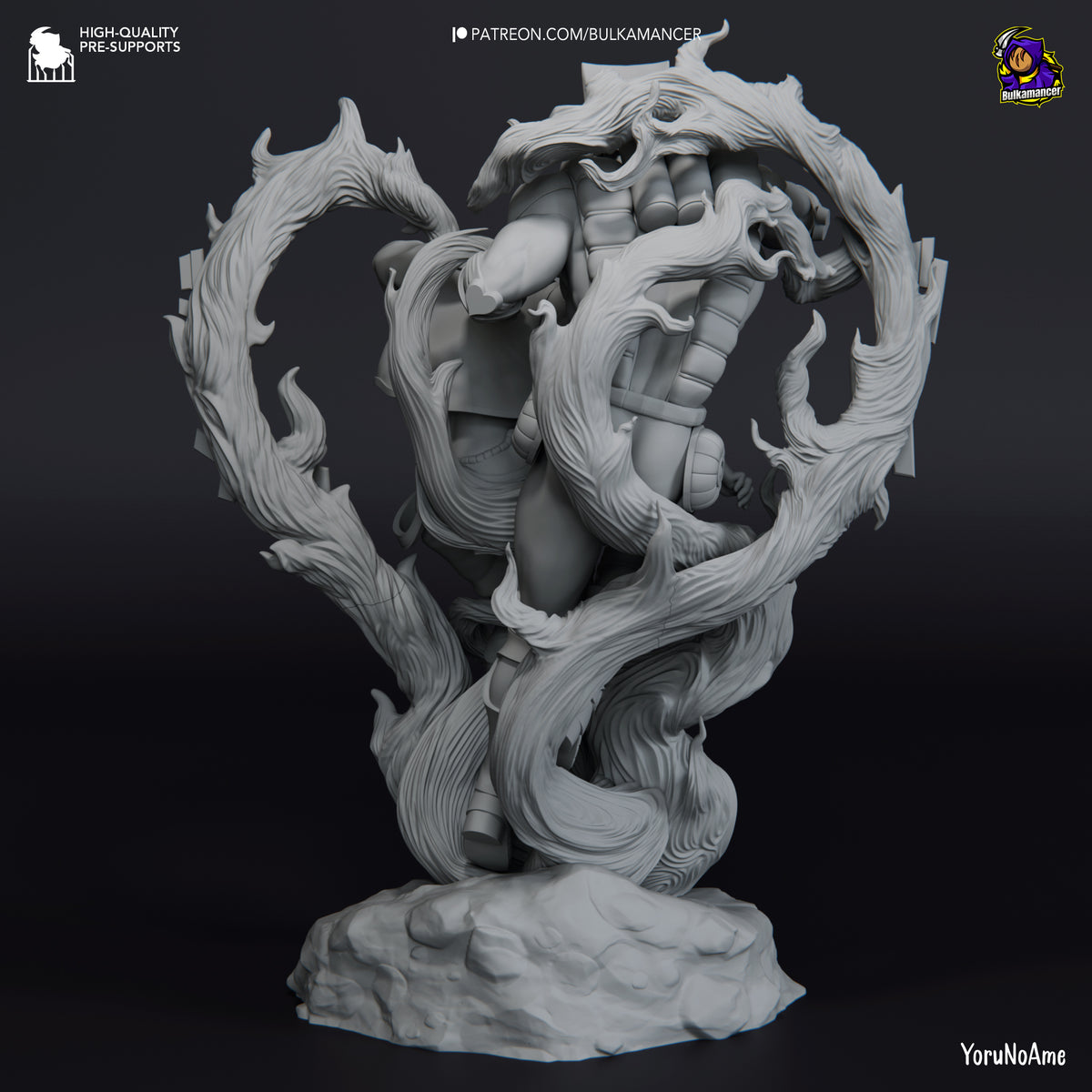 Dio and the World (Jojo's Bizarre Adventure) resin figure by Bulkamancer — studio render 10