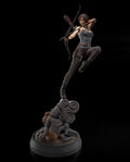 Lara Croft (Tomb Raider) resin figure by h3LLcreator — studio render 1