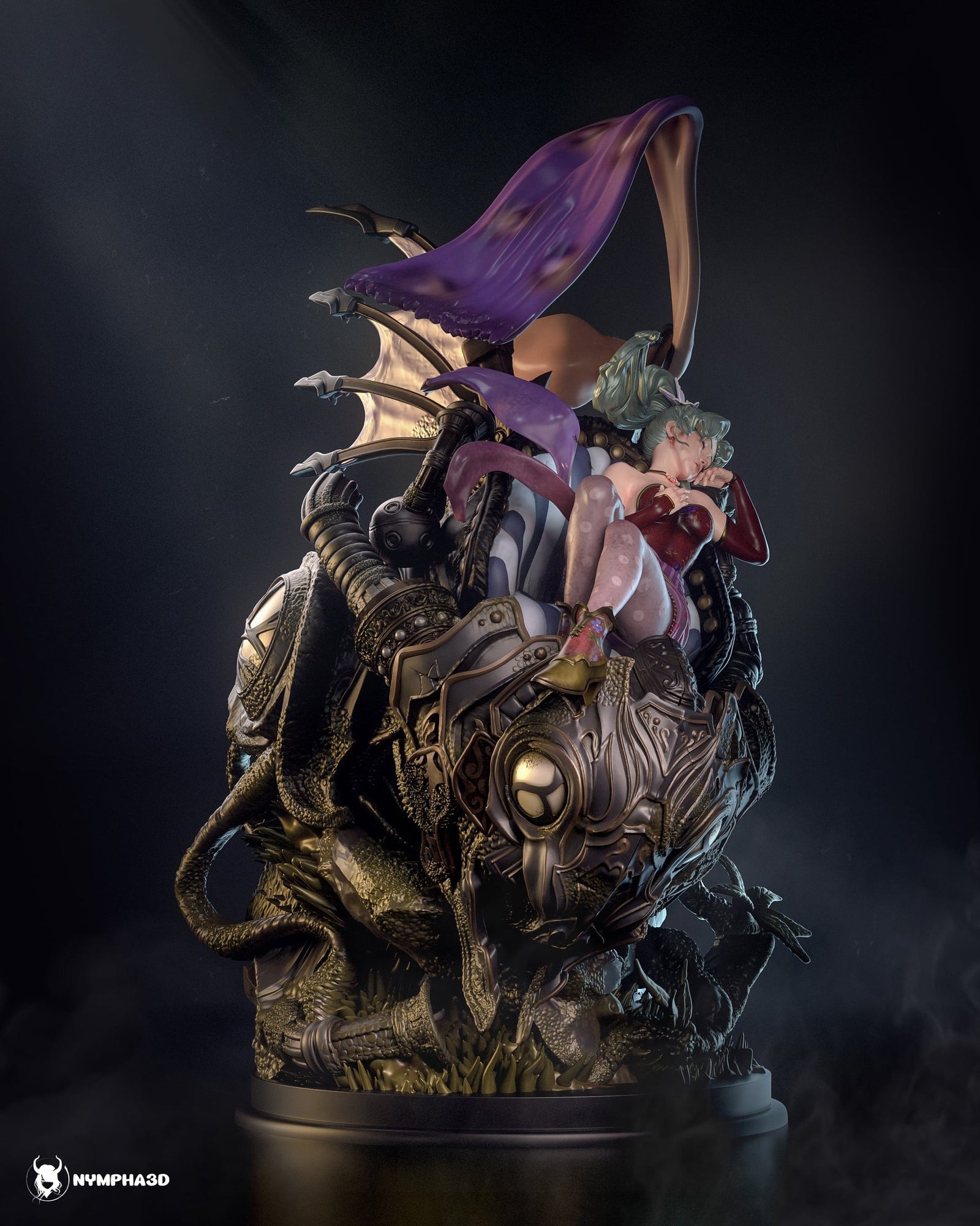 Terra Branford (Final Fantasy VI) resin figure by Nympha — studio render 3