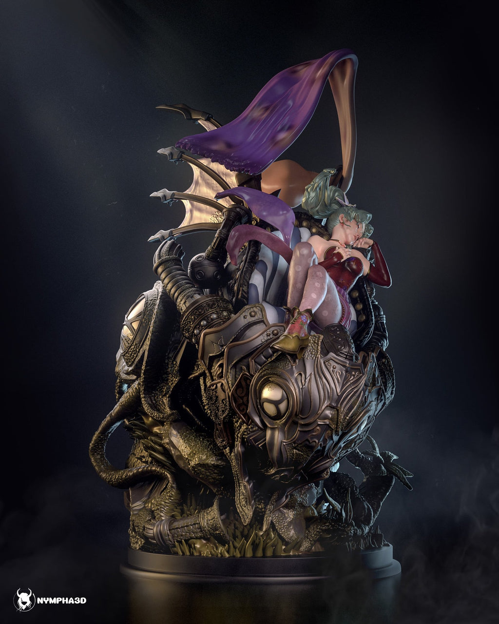 Terra Branford (Final Fantasy VI) resin figure by Nympha — studio render 3