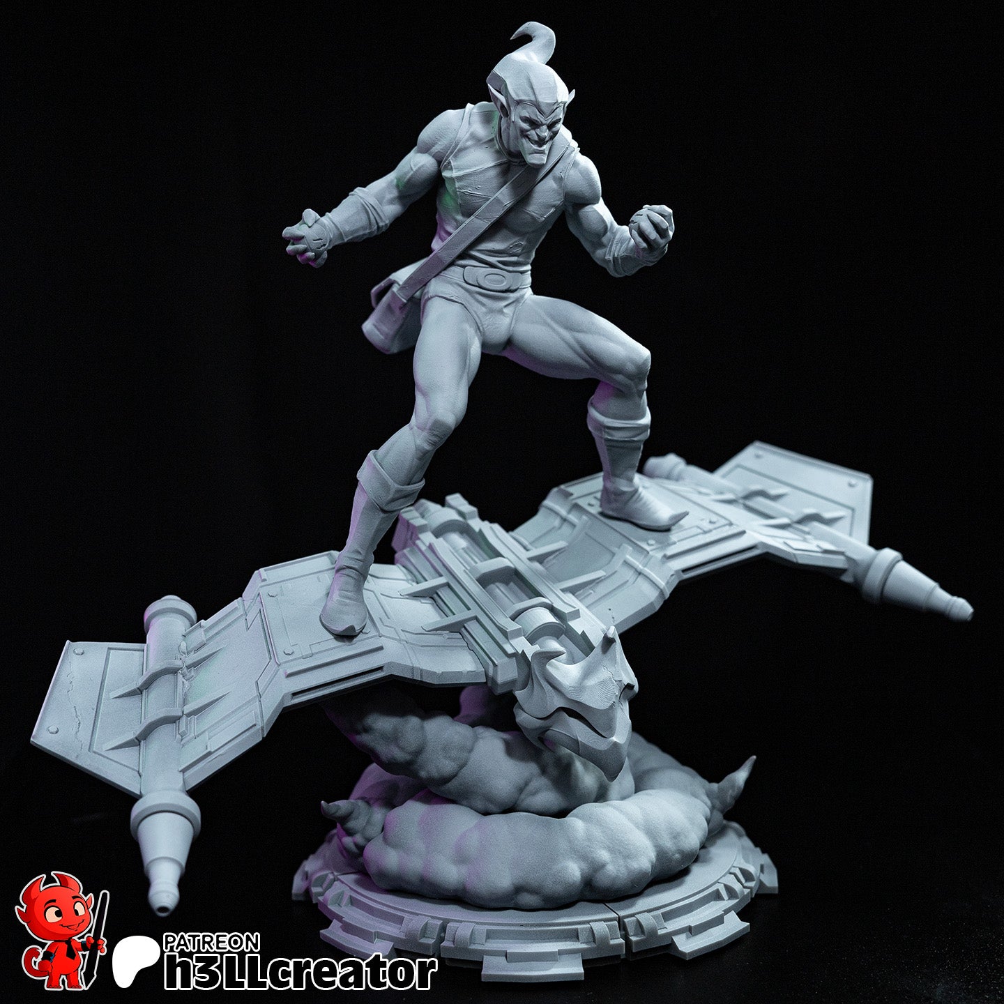 Green Goblin (Marvel) resin figure by h3LLcreator — studio render 4
