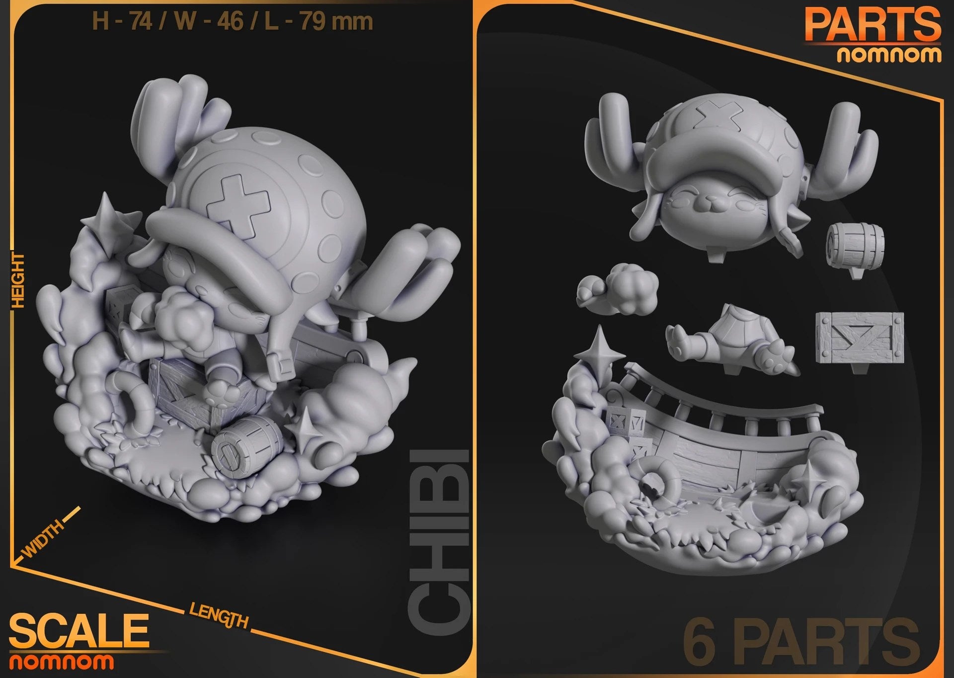 Tony Tony Chopper — studio render 3
