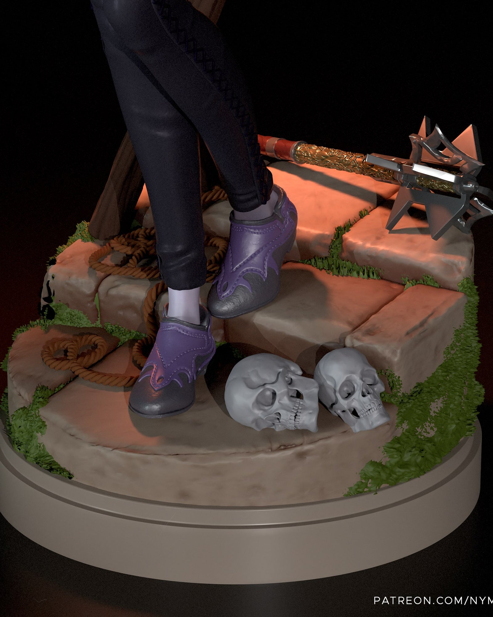 Minthara (Baldur's Gate) resin figure by Nympha — studio render 5