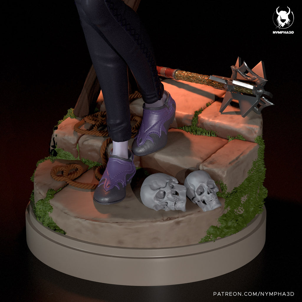 Minthara (Baldur's Gate) resin figure by Nympha — studio render 5