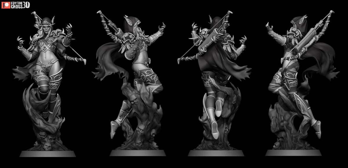 Sylvanas Windrunner — studio render 4