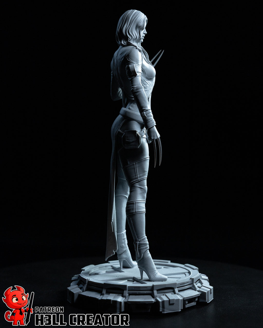 Laura Kinney (Marvel) resin figure by h3LLcreator — studio render 10