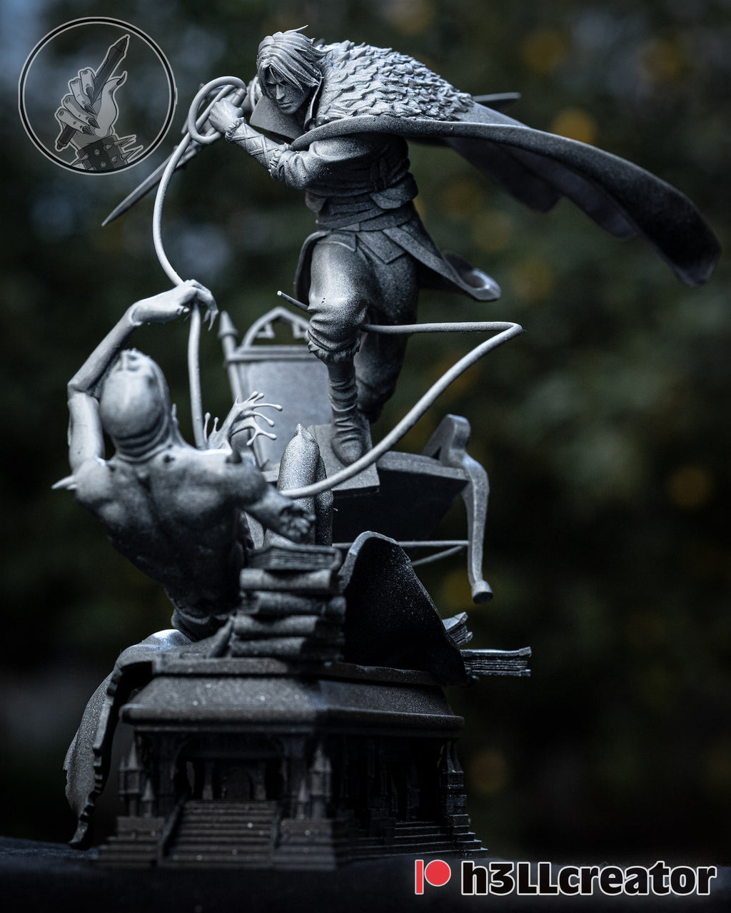 Trevor Belmont (Castlevania) resin figure by h3LLcreator — studio render 2