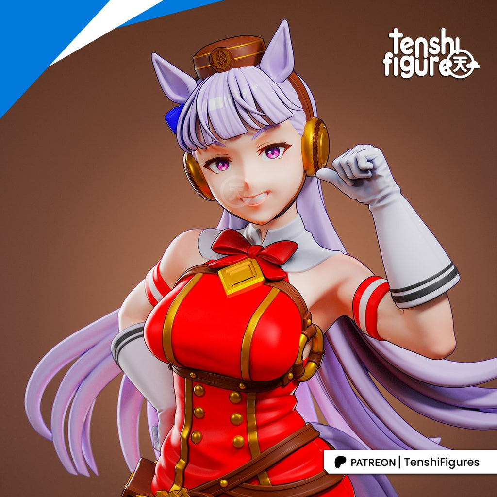 Gold Ship (Uma Musume) resin figure by Tenshi Figures — studio render 3
