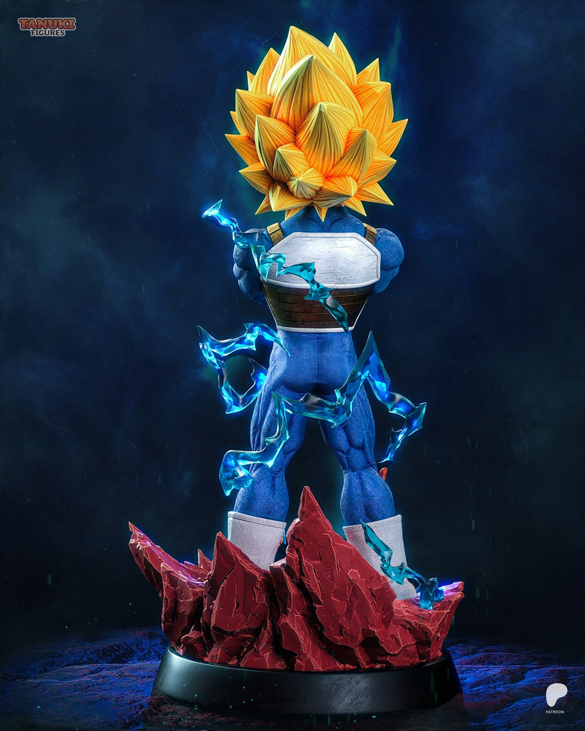 Vegeta (Dragon Ball) resin figure by Tanuki Figures — studio render 4