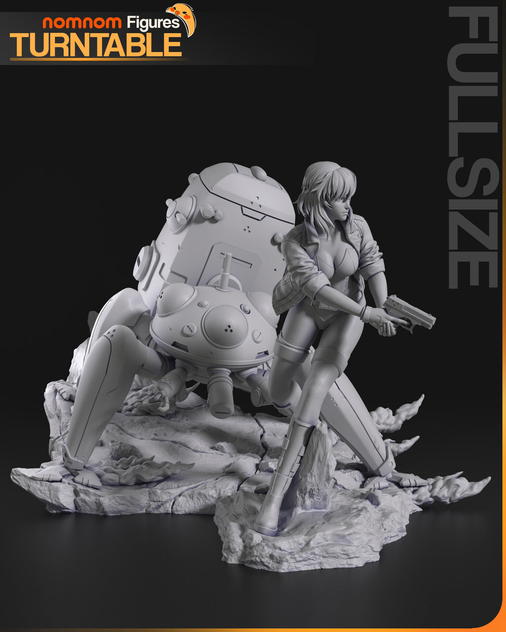 Motoko Kusanagi — studio render 4