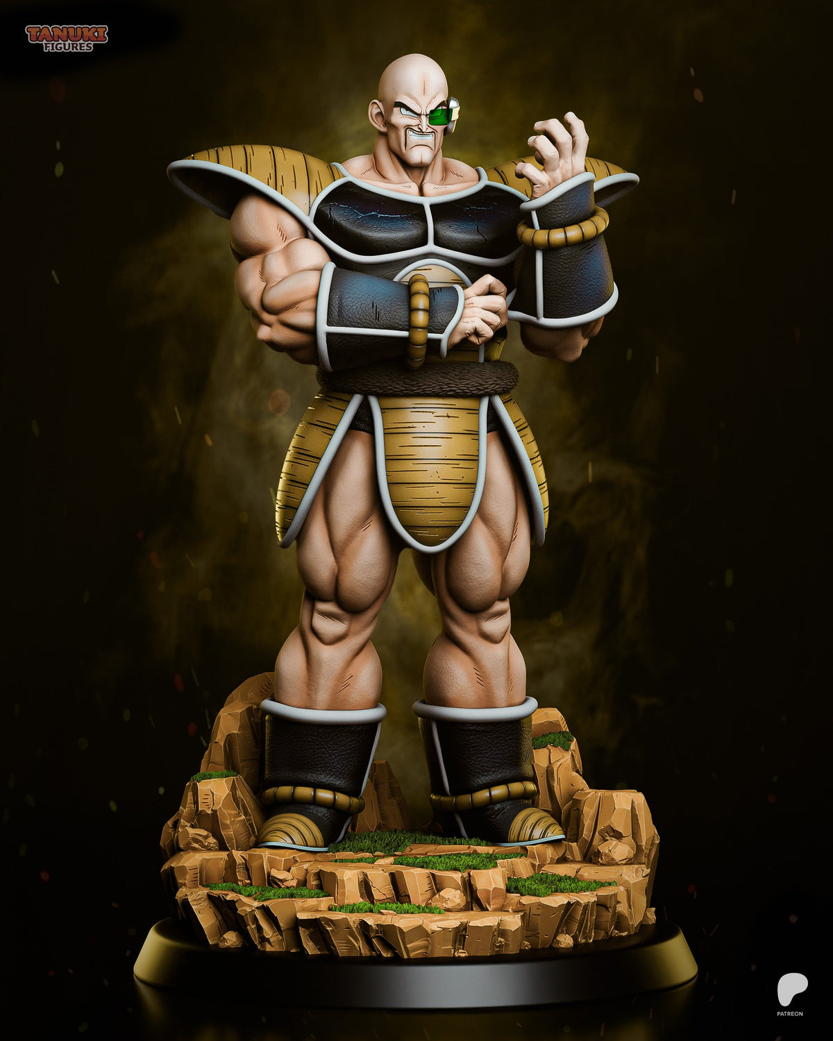 Nappa (Dragon Ball) resin figure by Tanuki Figures — studio render 1