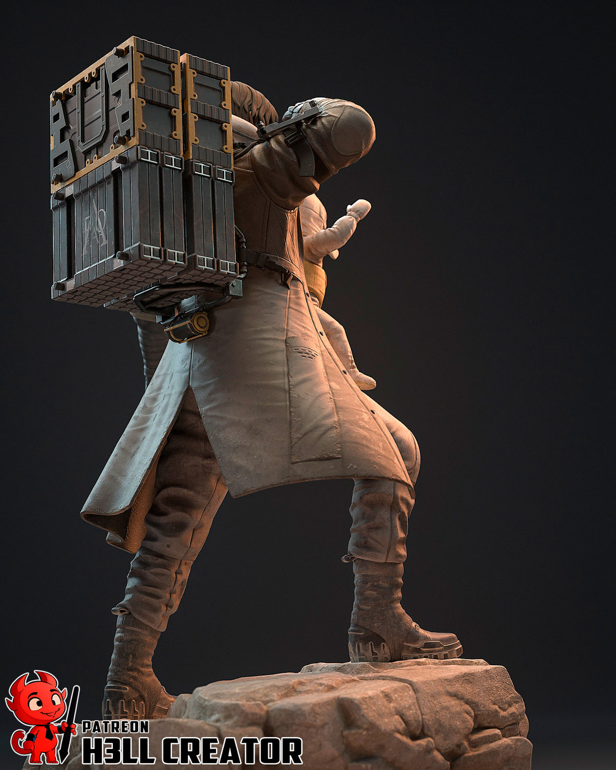 Sam Porter Bridges (Death Stranding) resin figure by h3LLcreator — studio render 7