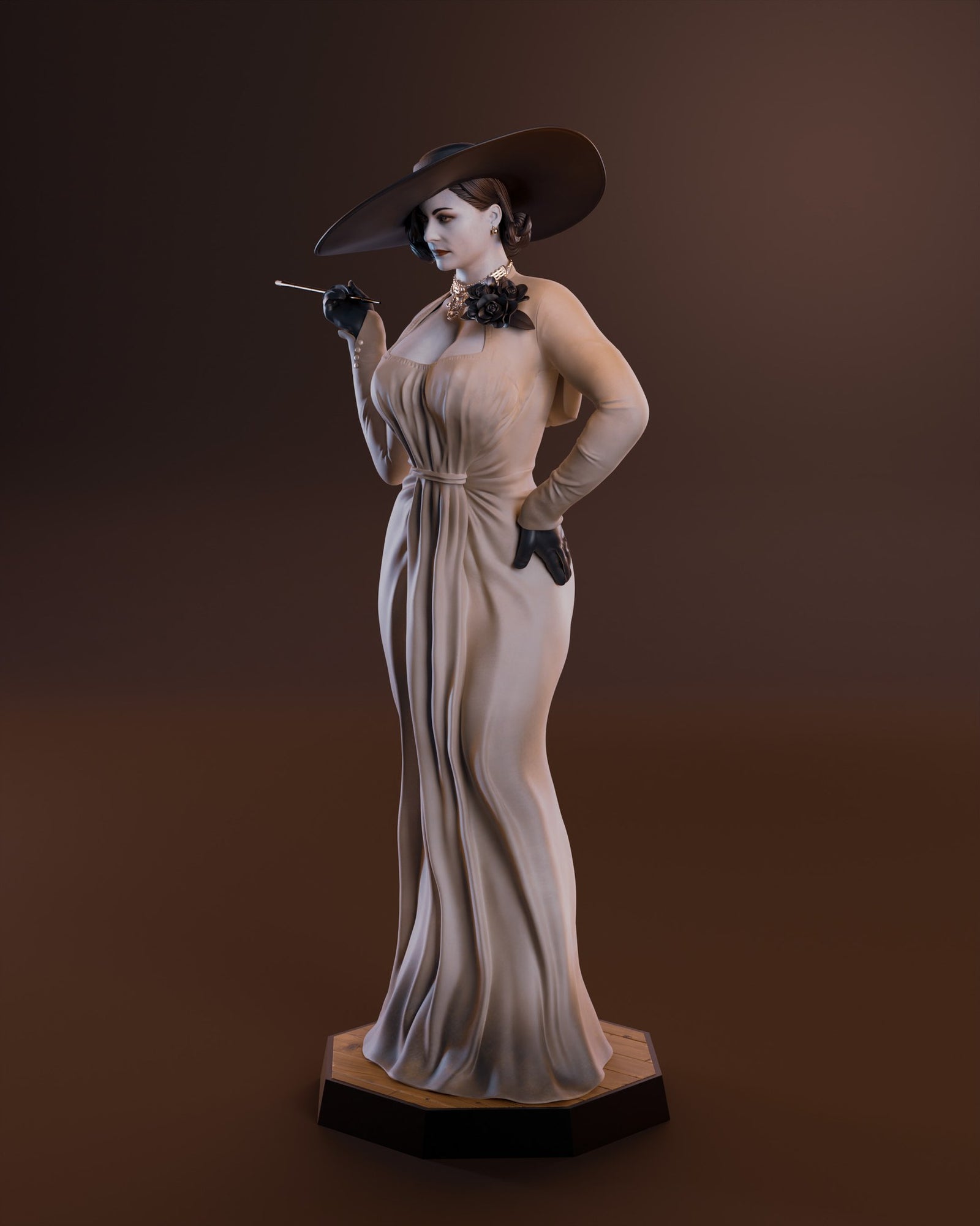 Alcina Dimitrescu (Resident Evil) resin figure by Abe3D — studio render 3