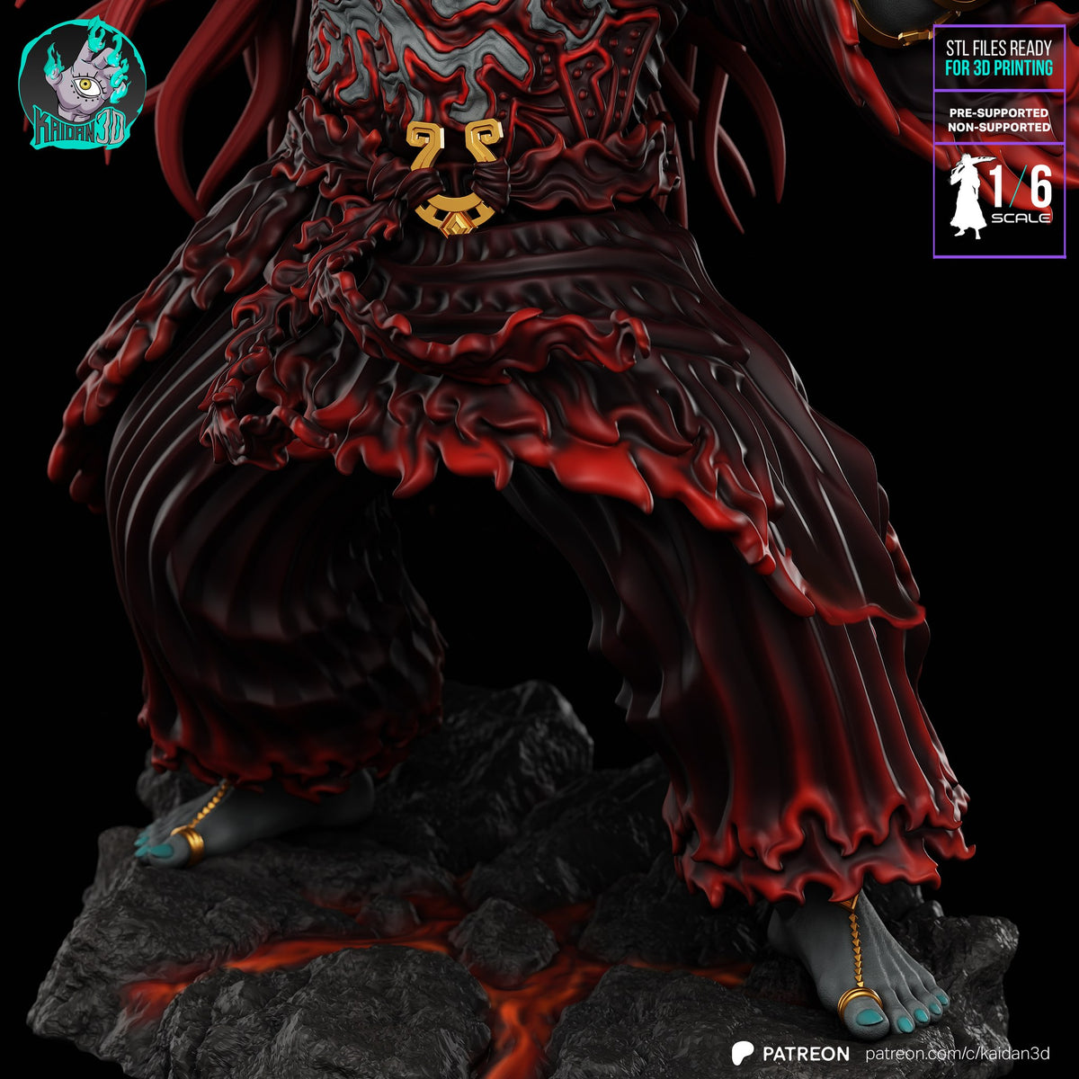 Ganondorf (The Legend of Zelda) resin figure by Kaidan 3D — studio render 5