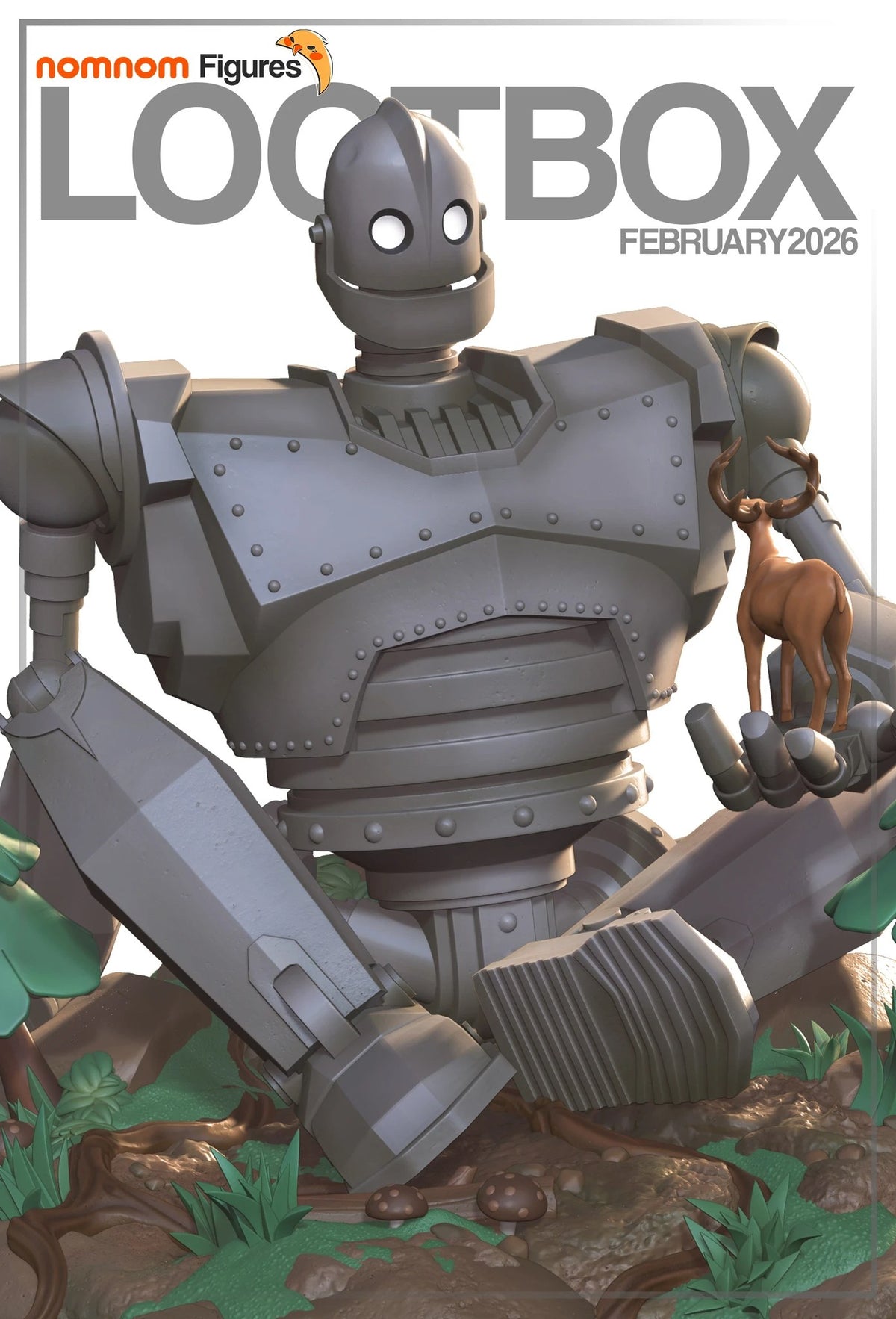 The Iron Giant resin figure by NomNom Figures — studio preview 1