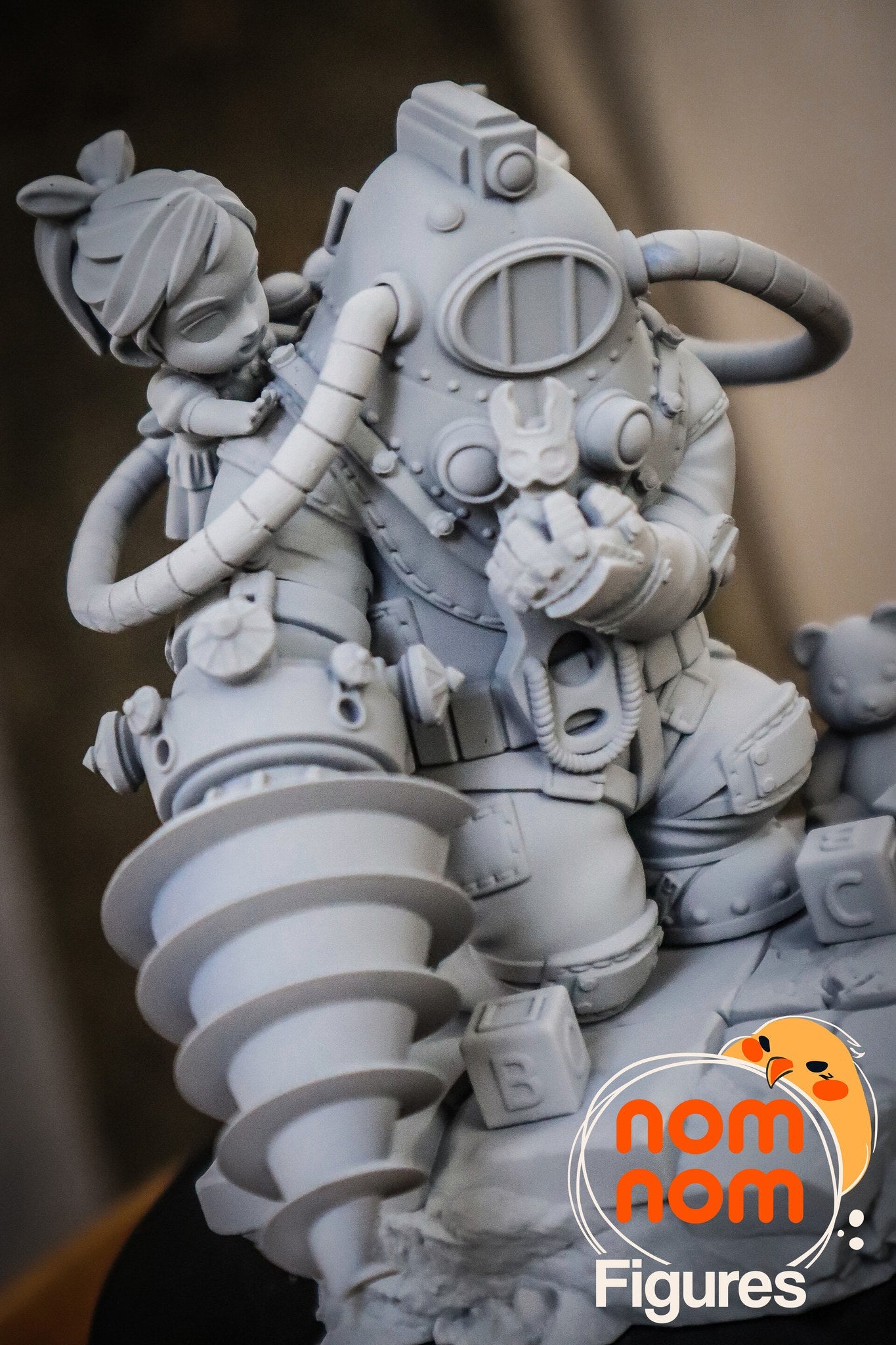 Big Daddy and Little Sister — studio render 6