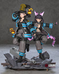 Maki and Tamaki (My Hero Academia) resin figure by Azerama — studio render 1