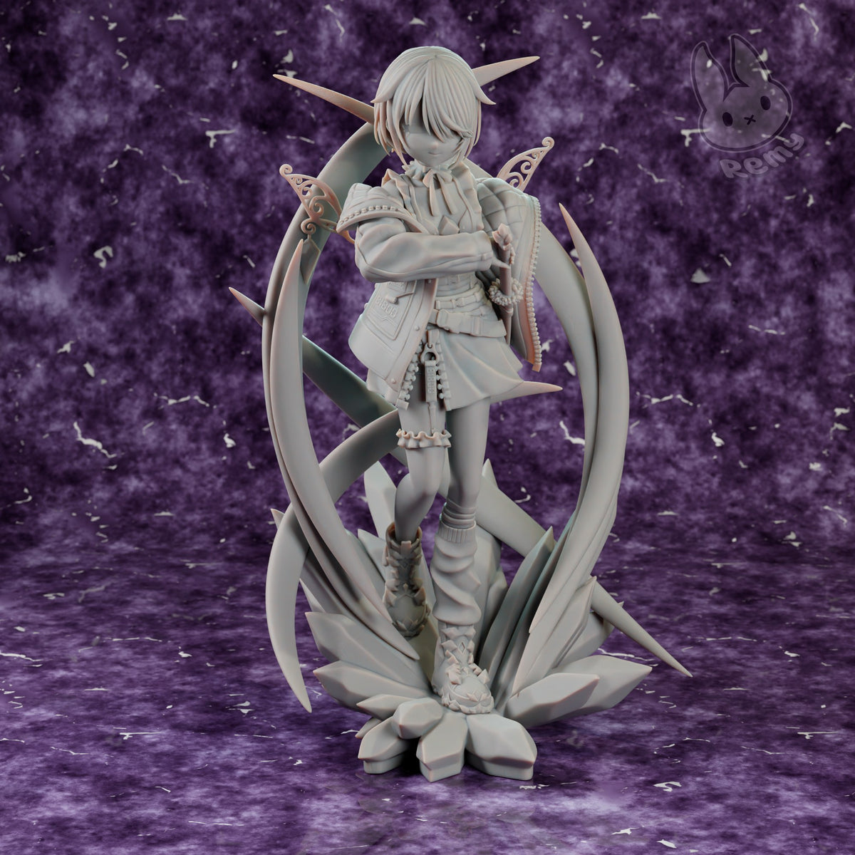 Koseki Bijou (Hololive) resin figure by RemyJF — studio render 4