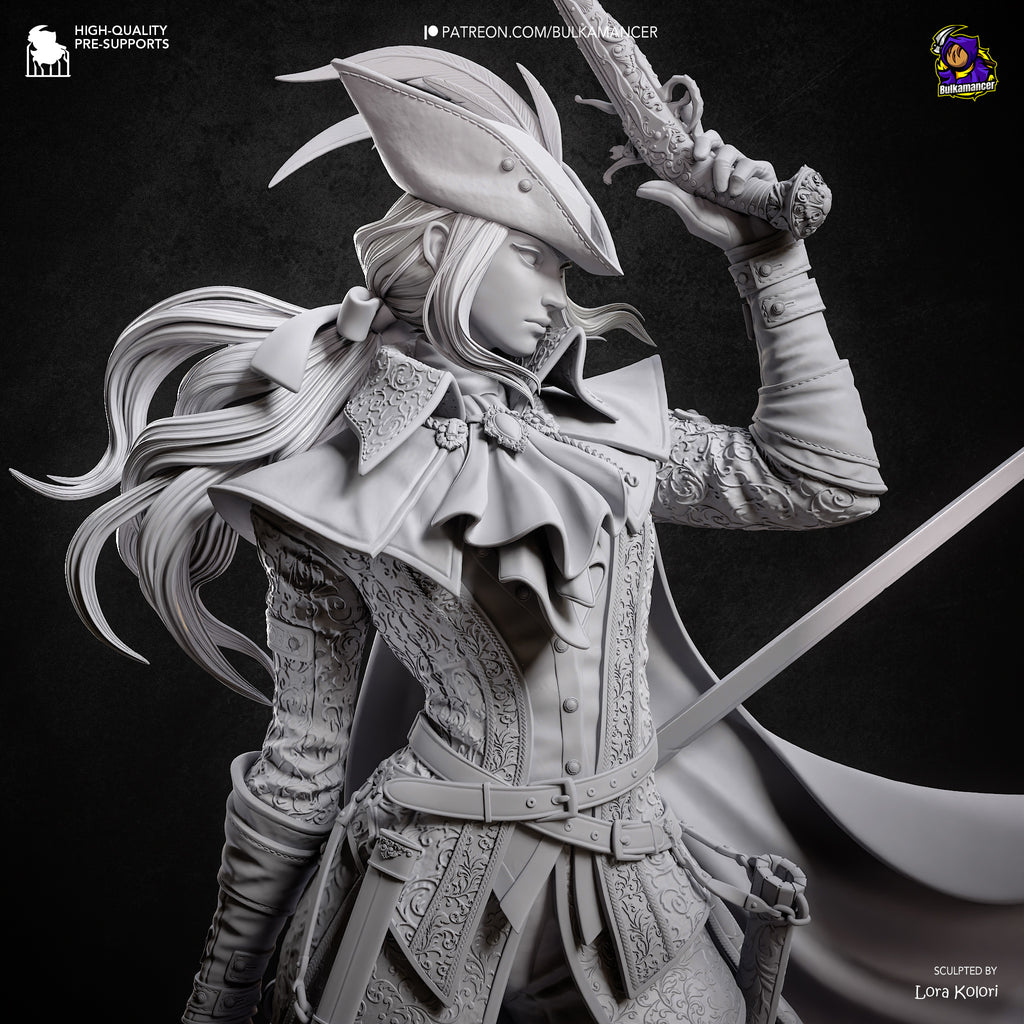 Lady Maria (Bloodborne) resin figure by Bulkamancer — studio render 13