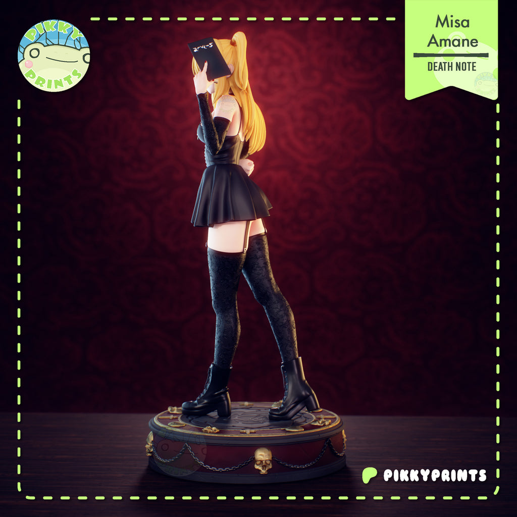 Misa Amane (Death Note) resin figure by PikkyPrints — studio render 4
