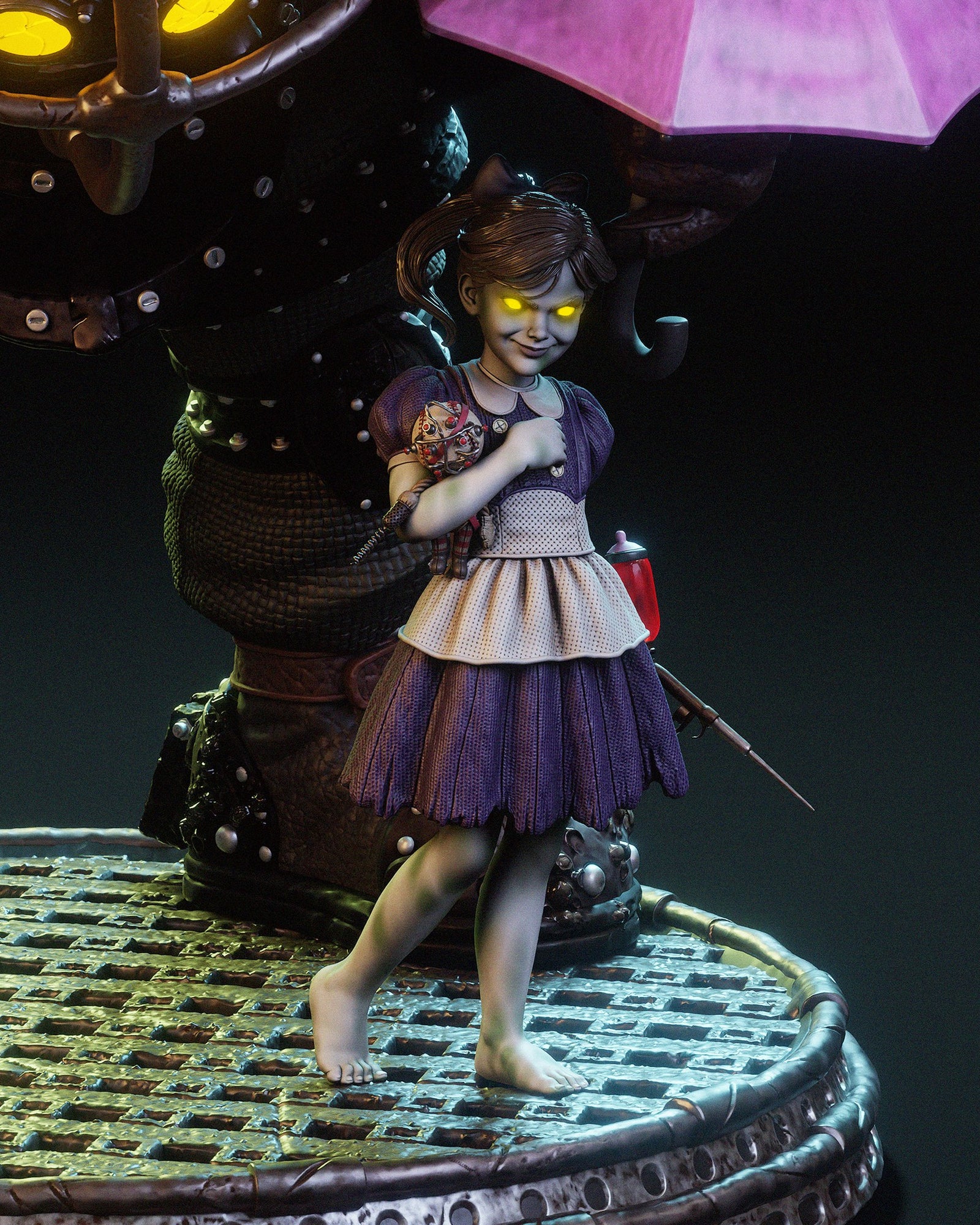 Big Daddy and Little Sister — studio render 2