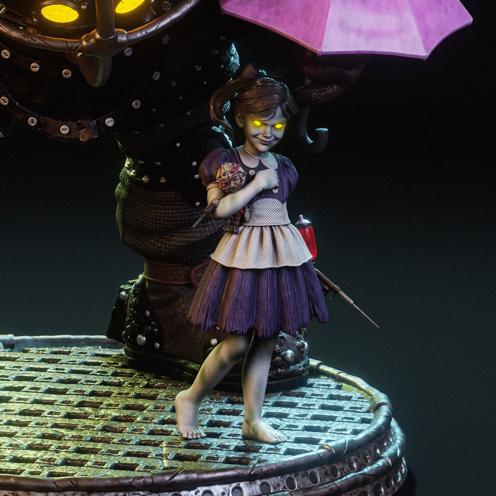 Big Daddy and Little Sister — studio render 2