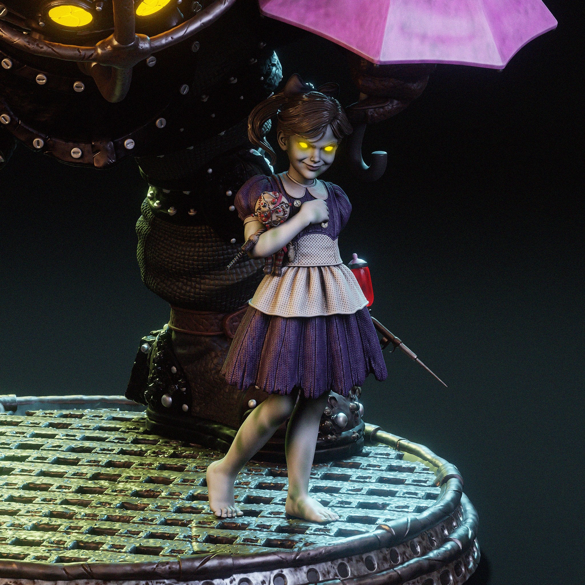 Big Daddy and Little Sister — studio render 2