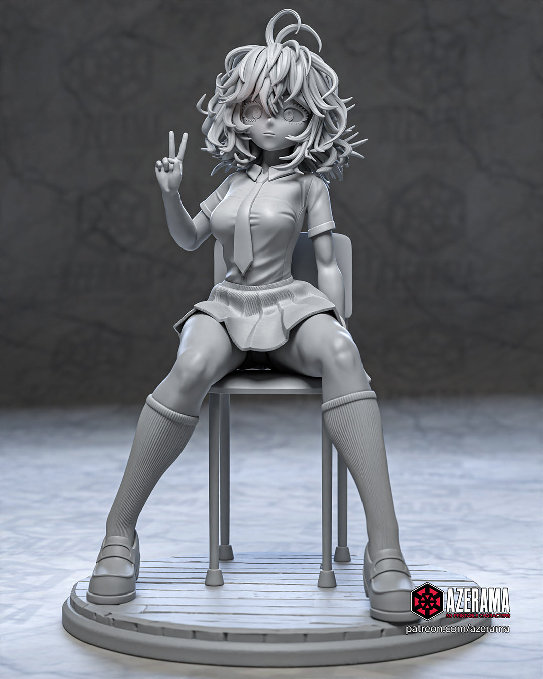 Toru Hagakure (My Hero Academia) resin figure by Azerama — studio render 3