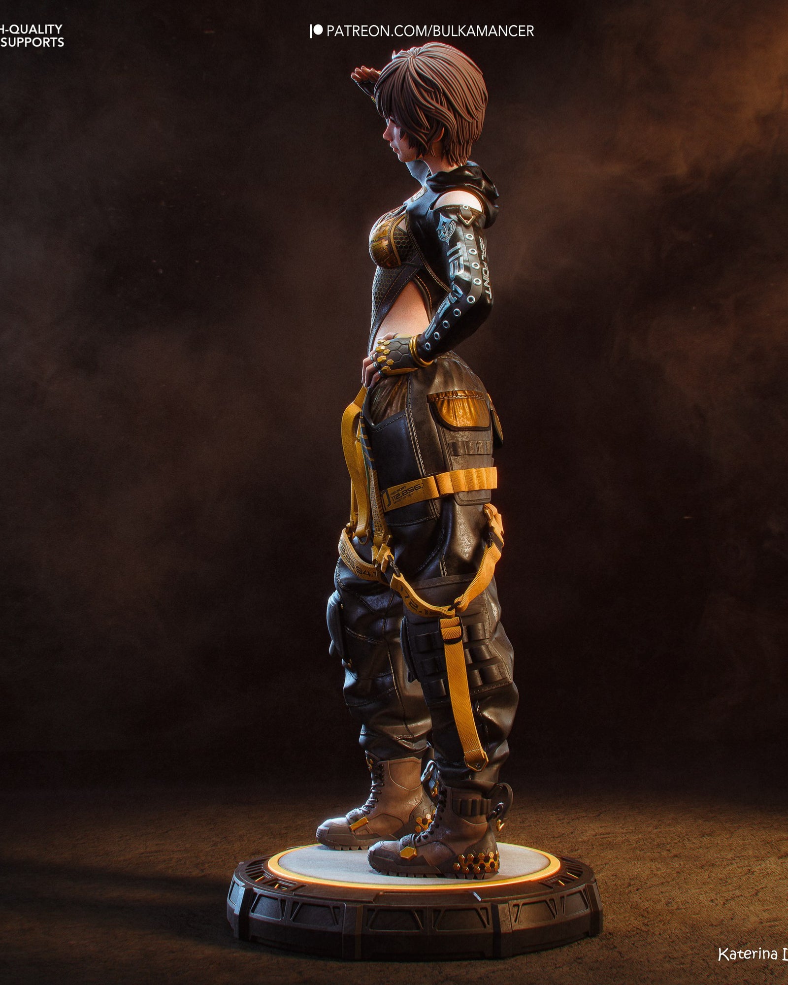 Lily Artemis II (Stellar Blade) resin figure by Bulkamancer — studio render 4
