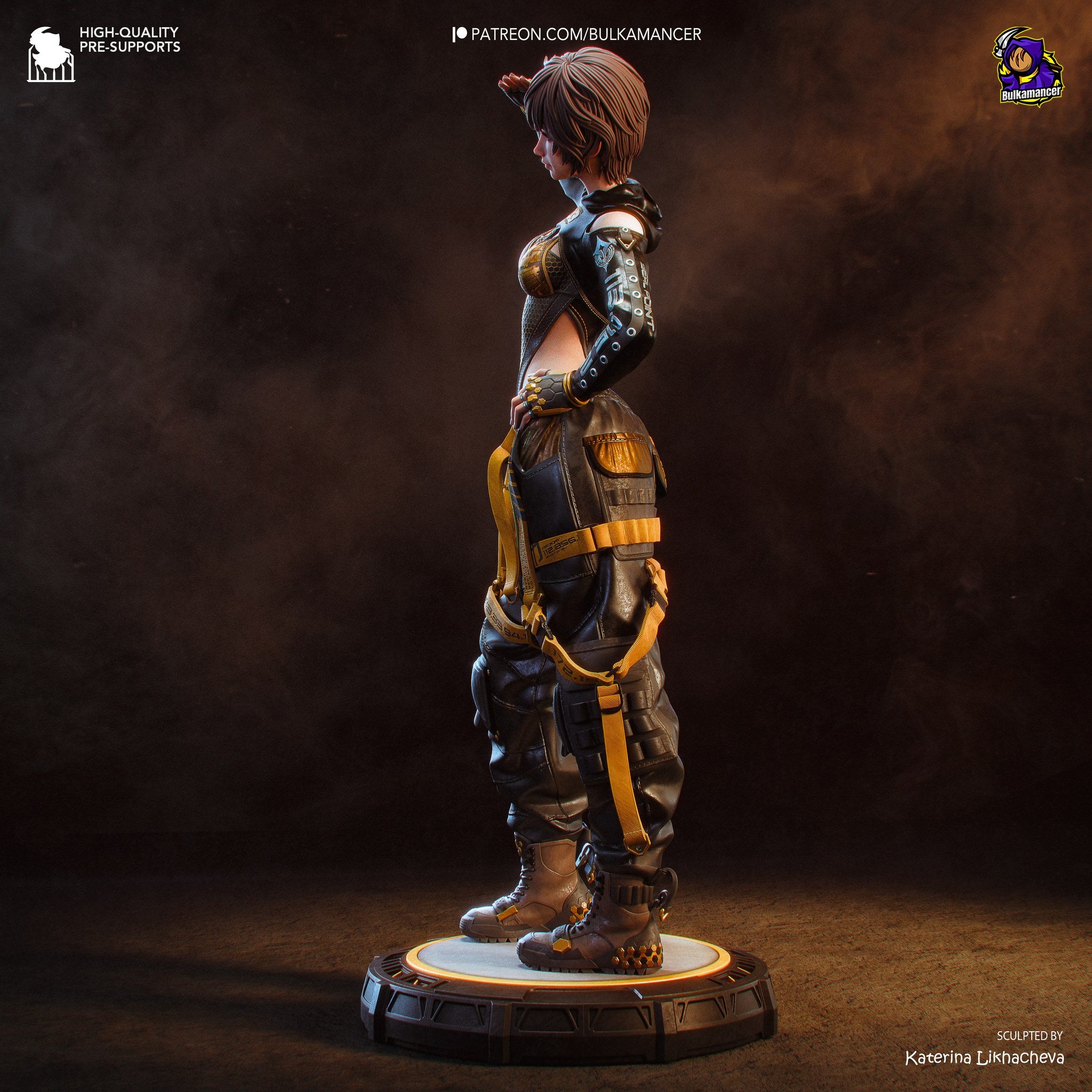 Lily Artemis II (Stellar Blade) resin figure by Bulkamancer — studio render 4