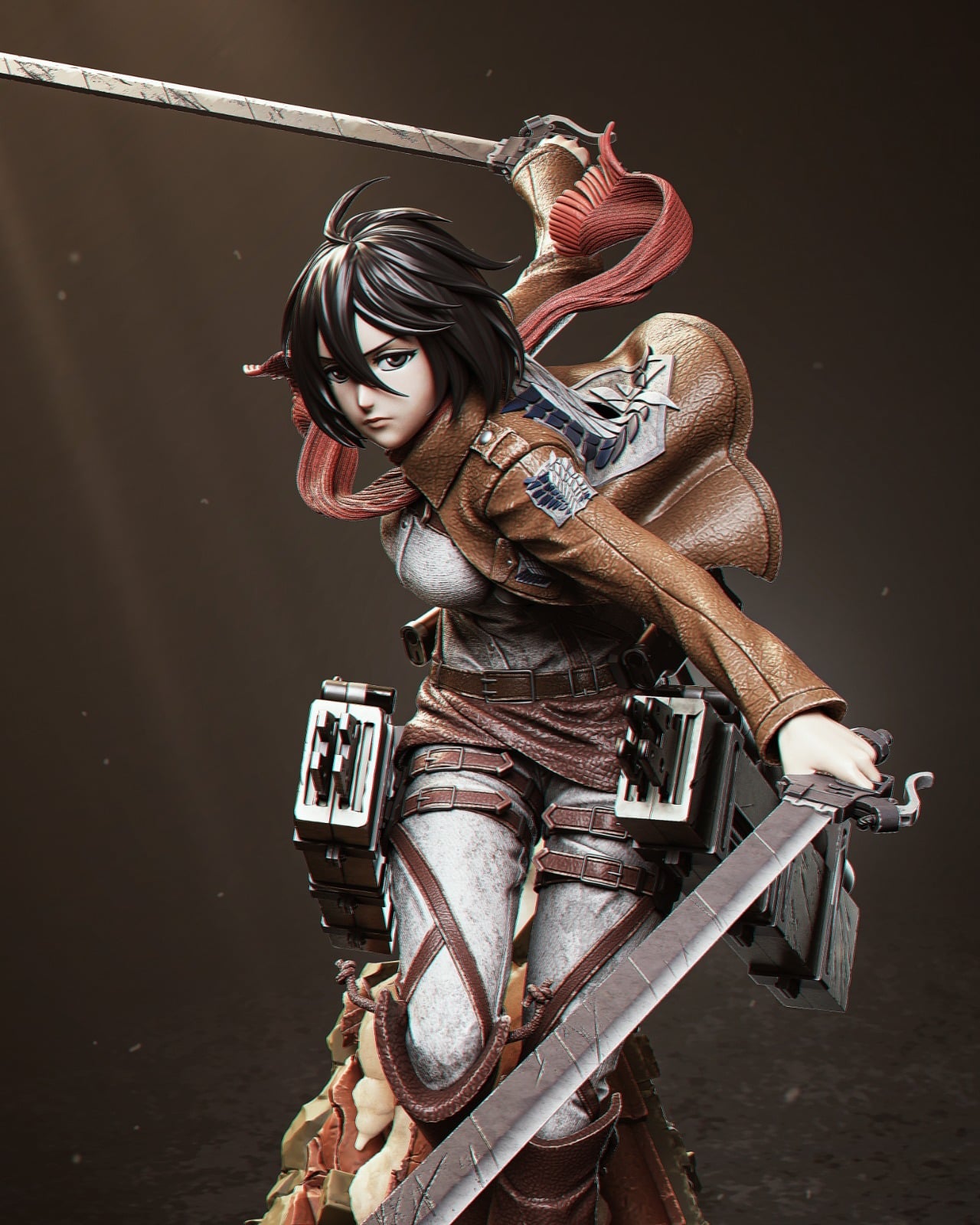 Mikasa Ackerman — studio render 1