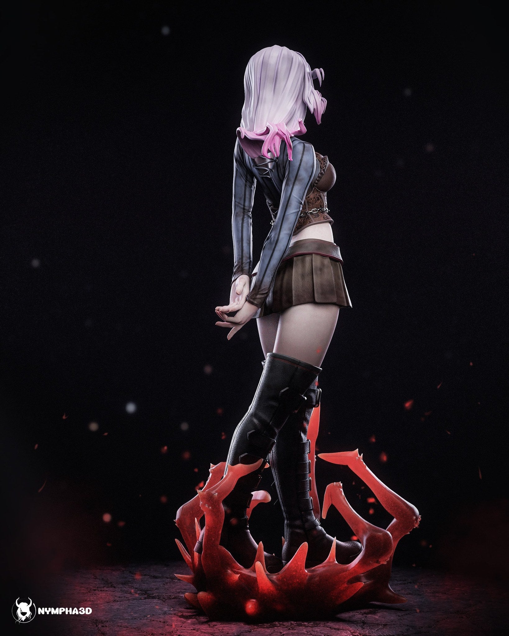 Sable Ward (Dead by Daylight) resin figure by Nympha — studio render 8