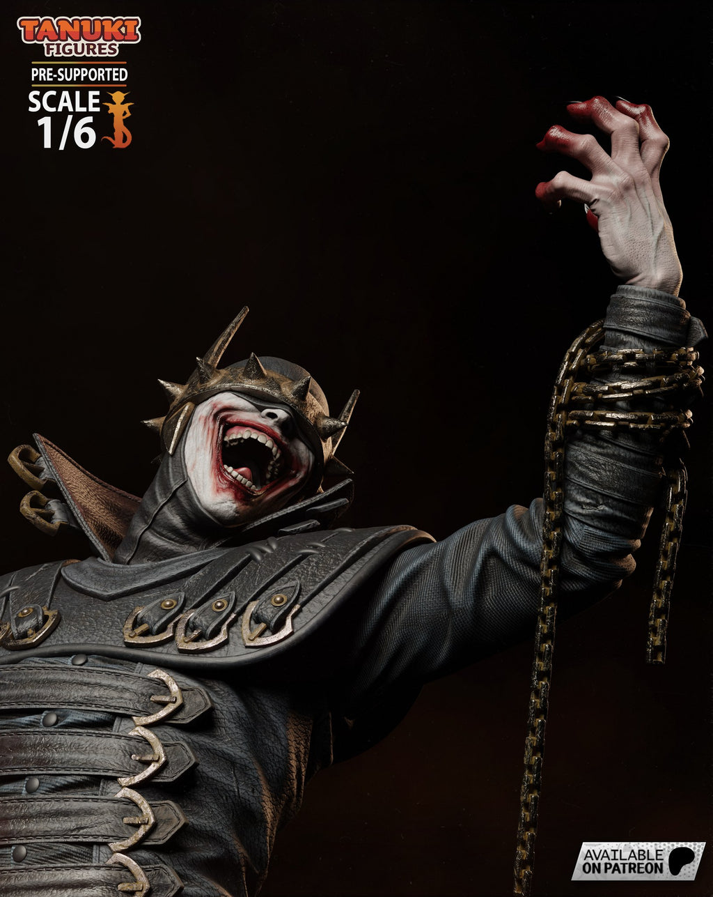 Batman Who Laughs (DC) resin figure by Tanuki Figures — studio render 5