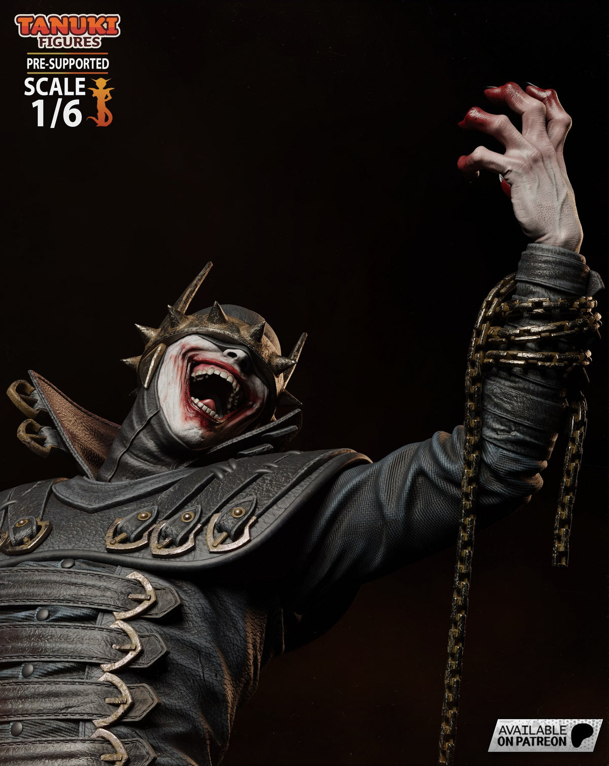 Batman Who Laughs (DC) resin figure by Tanuki Figures — studio render 5