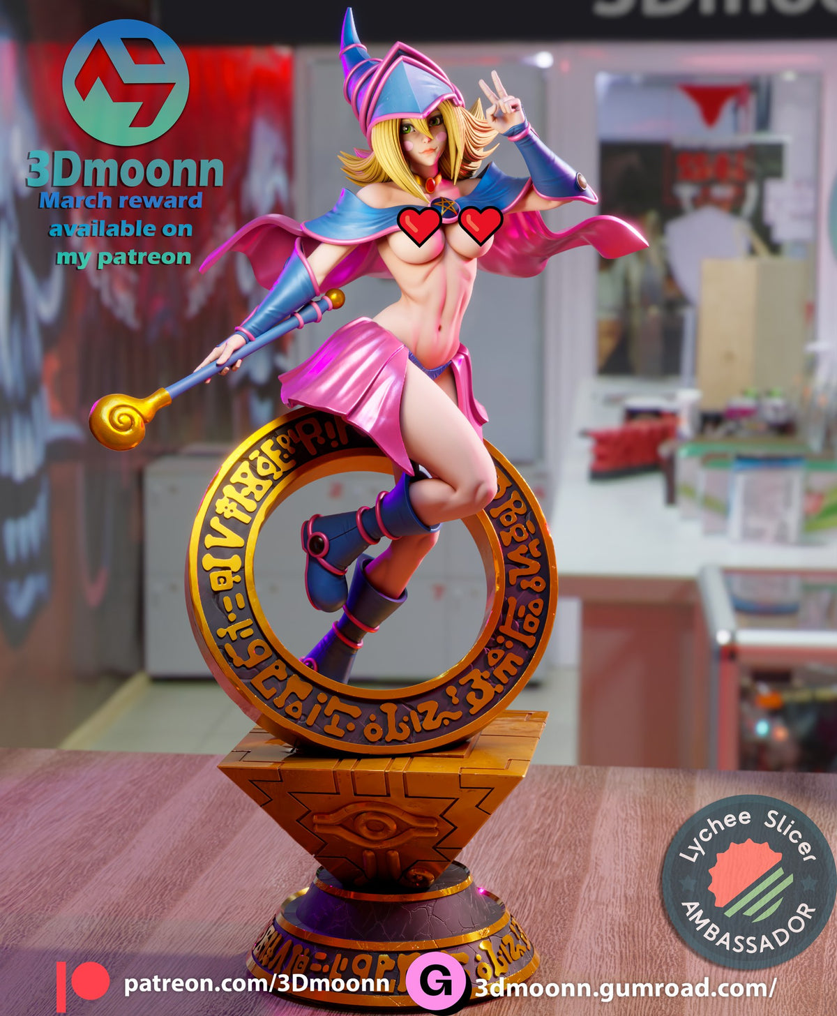 Dark Magician Girl — studio render 11