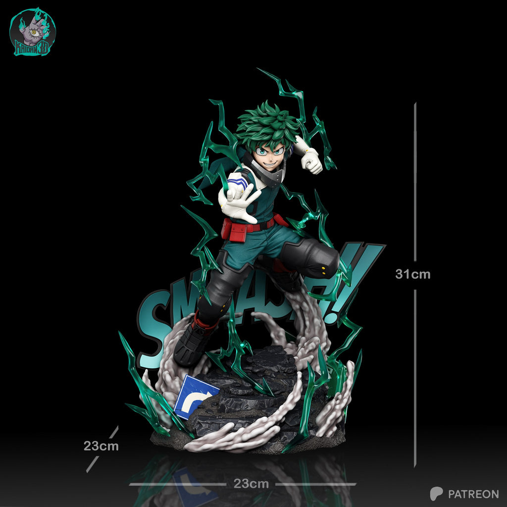Izuku Midoriya (My Hero Academia) resin figure by Kaidan 3D — studio render 6