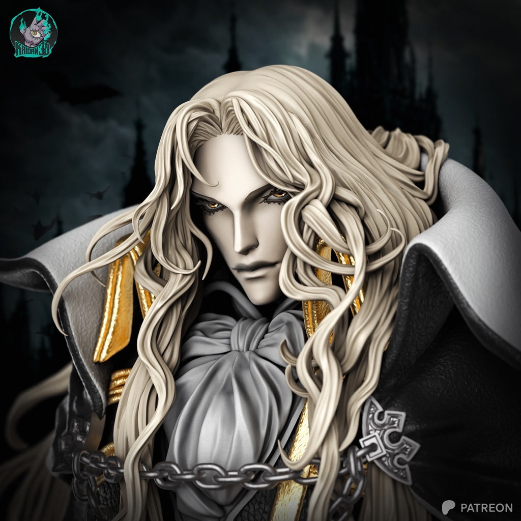 Alucard (Castlevania) resin figure by Kaidan 3D — studio render 6