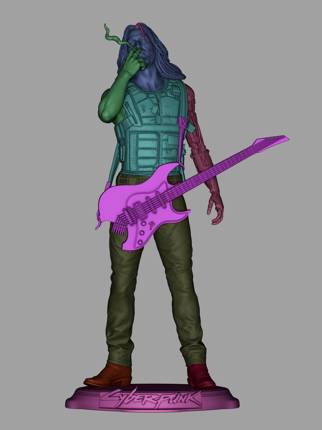 Johnny Silverhand — studio render 5