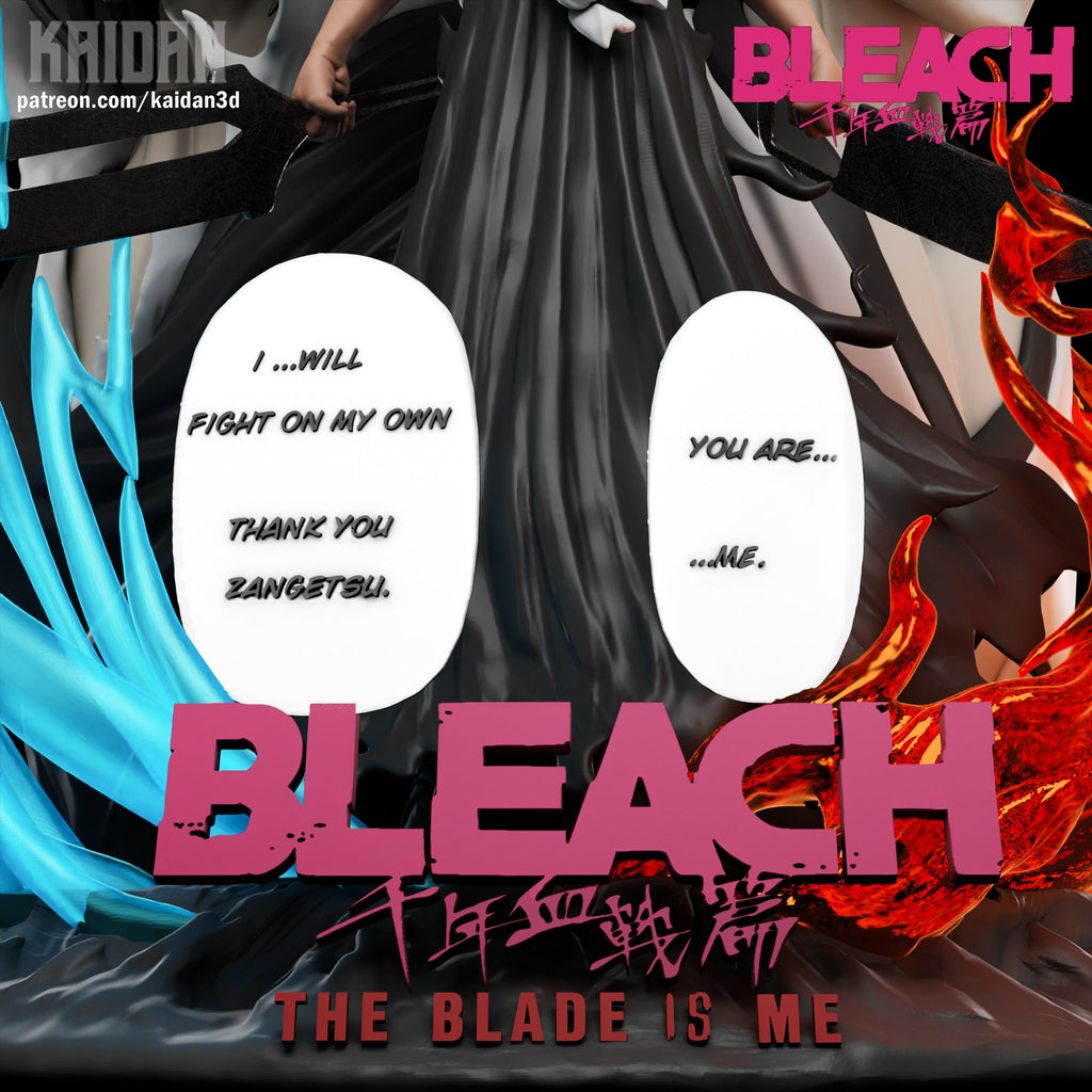 Ichigo Kurosaki (Bleach) resin figure by Kaidan 3D — studio render 4