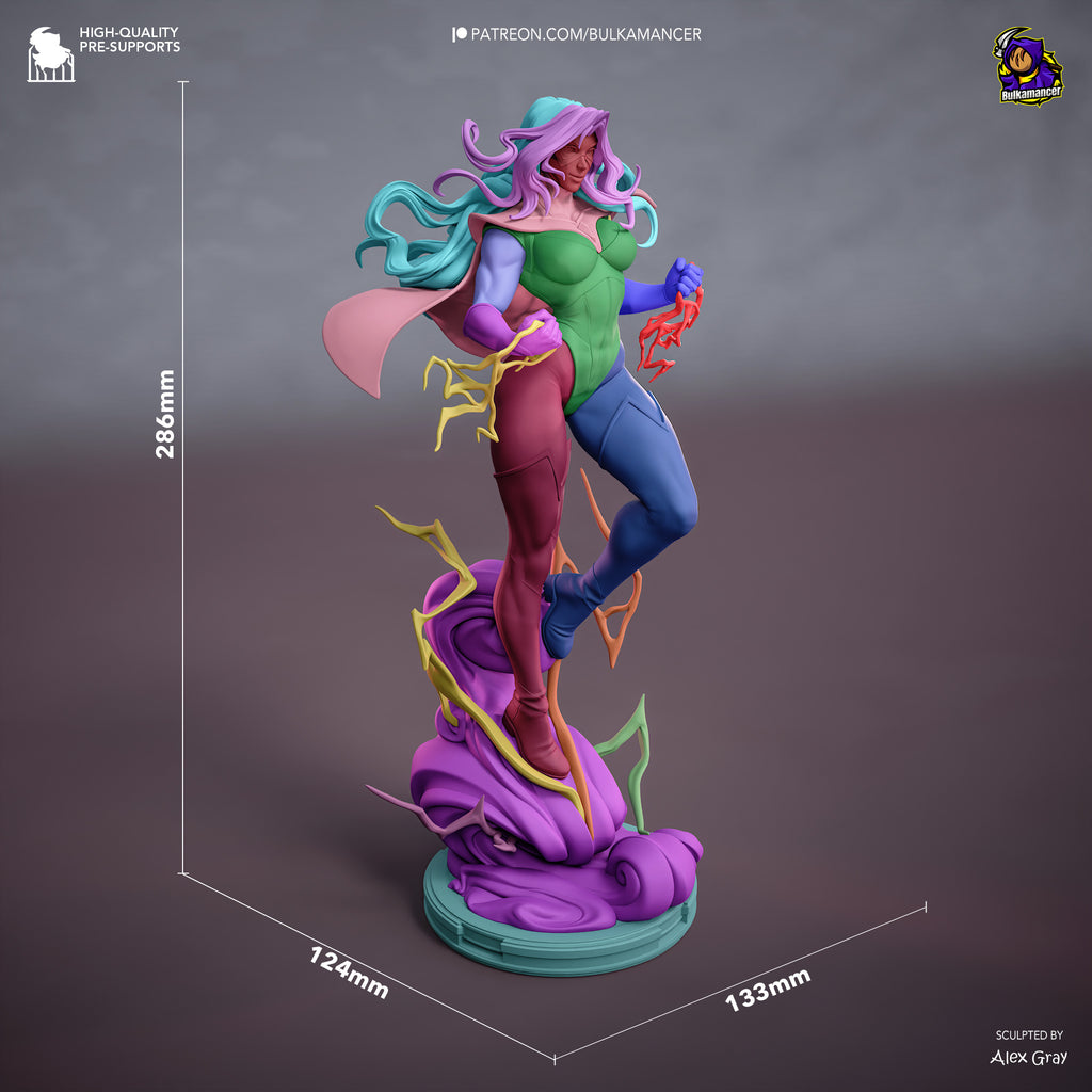 Blonde Blazer (Dispatch) resin figure by Bulkamancer — studio render 10