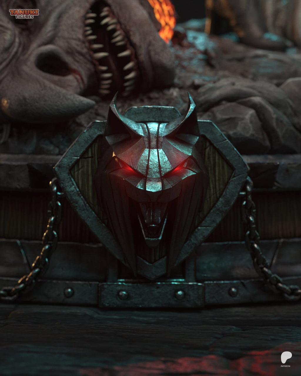Ciri (The Witcher) resin figure by Tanuki Figures — studio render 5