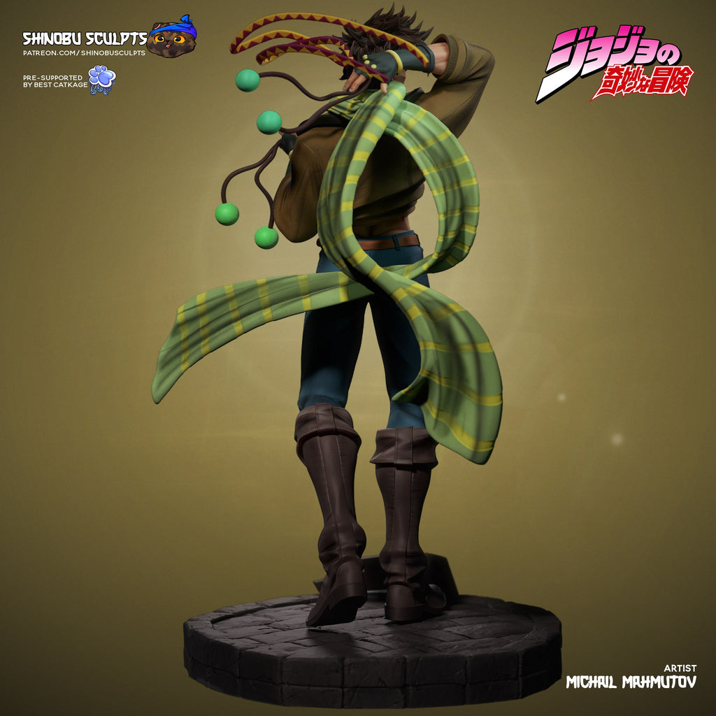 Joseph Joestar (Jojo's Bizarre Adventure) resin figure by Shinobu Sculpts — studio render 5